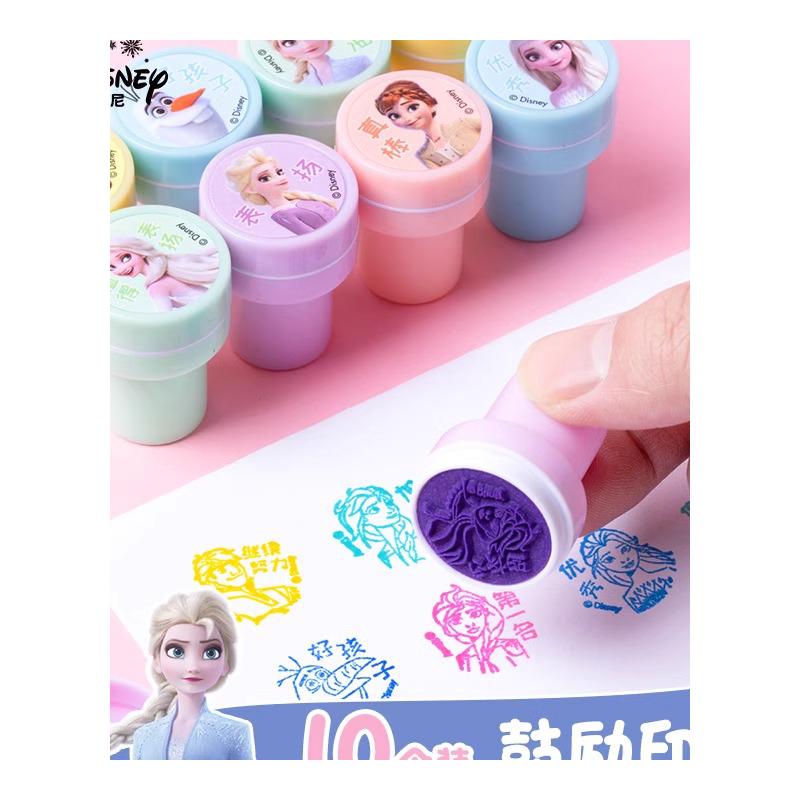 迪士尼鼓励印章小学生鼓励章小朋友小红花印章教师表扬鼓励孩子印章评语可爱奖励盖章儿童幼儿园宝宝文具印章