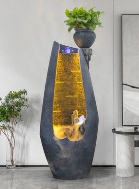 玄关客厅流水摆件室内