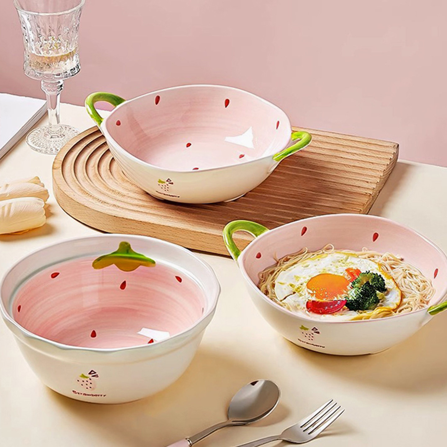 Auramoon.Weiqi.餐具瓷器套装双耳汤碗家用10寸陶瓷泡面碗丨维起,淘宝优惠券,粉丝福利购,淘宝优惠卷