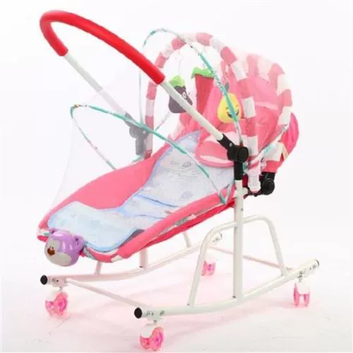 Успокаивающая качалка, колыбель, универсальная игрушка для новорожденных, поворотные колеса
