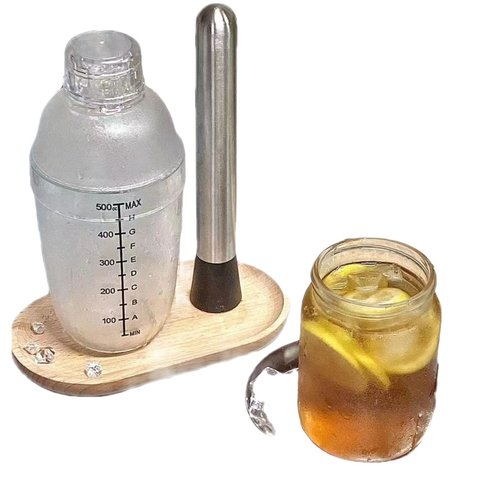 雪克杯暴打手打柠檬茶工具夏日套装冰块捣碎棒夏日捣汁棒碎冰锤 - 图3