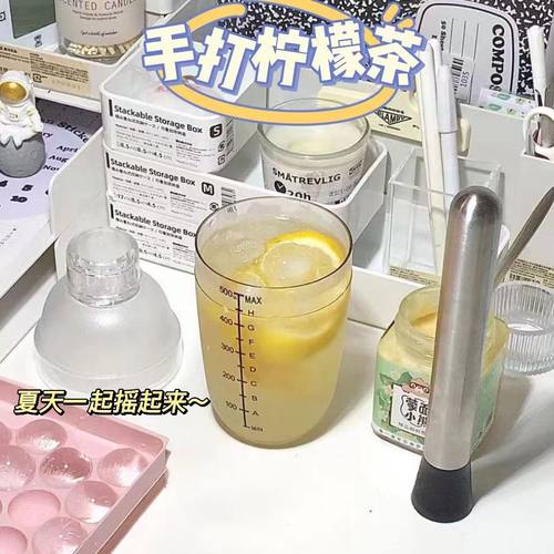 雪克杯暴打手打柠檬茶工具夏日套装冰块捣碎棒夏日捣汁棒碎冰锤 - 图1