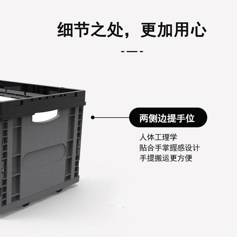 顺和野餐框露营塑料便携汽车车用折叠框手推车测开门收纳篮子透明,淘宝优惠券,粉丝福利购,淘宝优惠卷