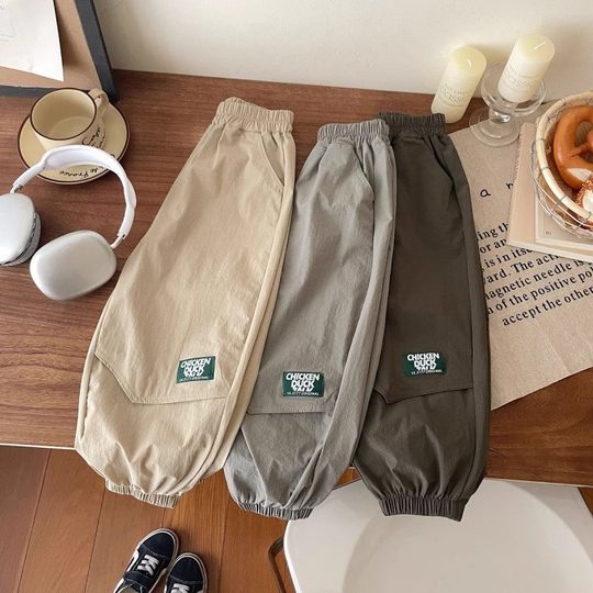 Boys summer thin casual overalls