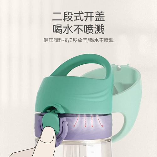 【明星同款】ppsu吸管水杯带吸管杯子大容量大人孕产妇儿童女生 - 图1