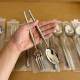 Light luxury hammer pattern knife fork spoon