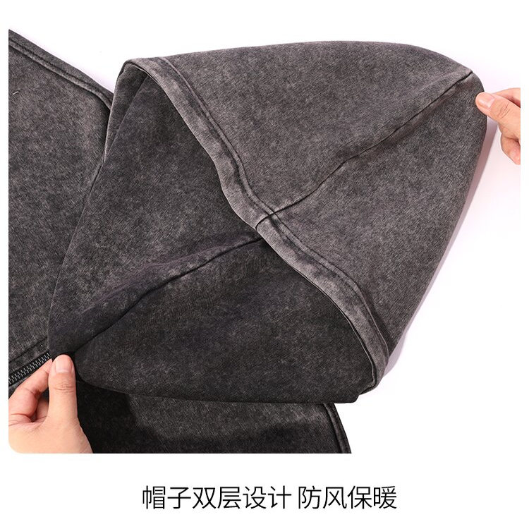 谢霆锋进化演唱会苏州站同款反光镭射连帽开衫卫衣锋迷应援加厚绒 - 图0