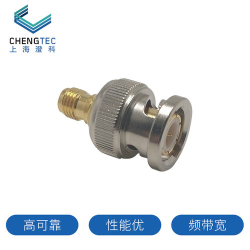澄科扬州精诚射频连接器转接头转换头SMA母转BNC公测试用达6GHz - 图0