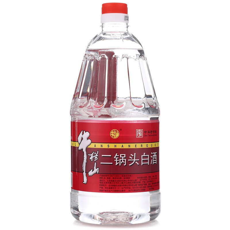 北京牛栏山二锅头牛桶42度清香风格桶装泡酒2000ml*6桶白酒整箱-图1