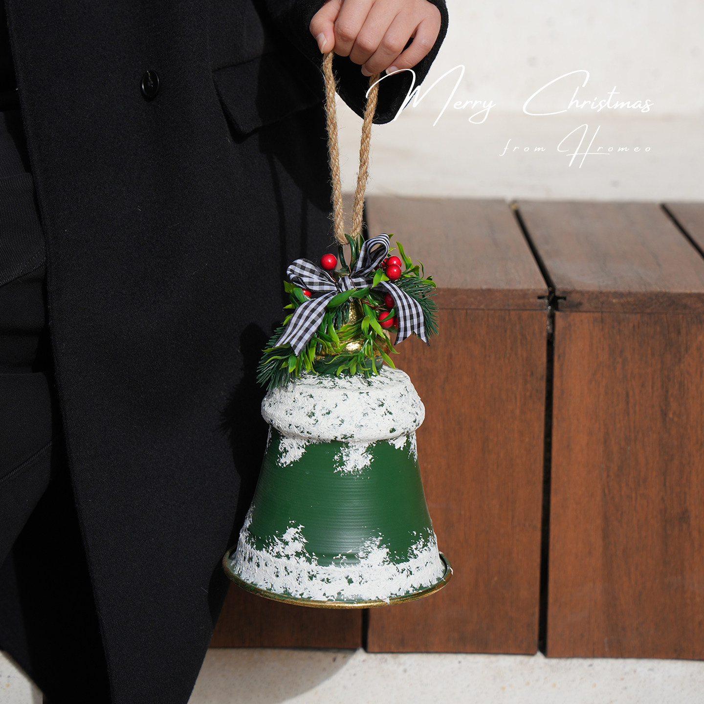 圣诞大铃铛装饰品橱窗门头挂件室外门挂饰摆件场景布置christmas - 图3