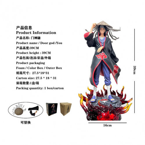 站姿门神鼬A款+门神鼬B款可替换手+帽子款模玩手办模型动漫GK手办 - 图0