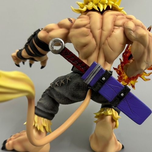 数码宝贝手办动漫周边模玩摆件gk战斗形态狮子兽模型二次元 - 图0