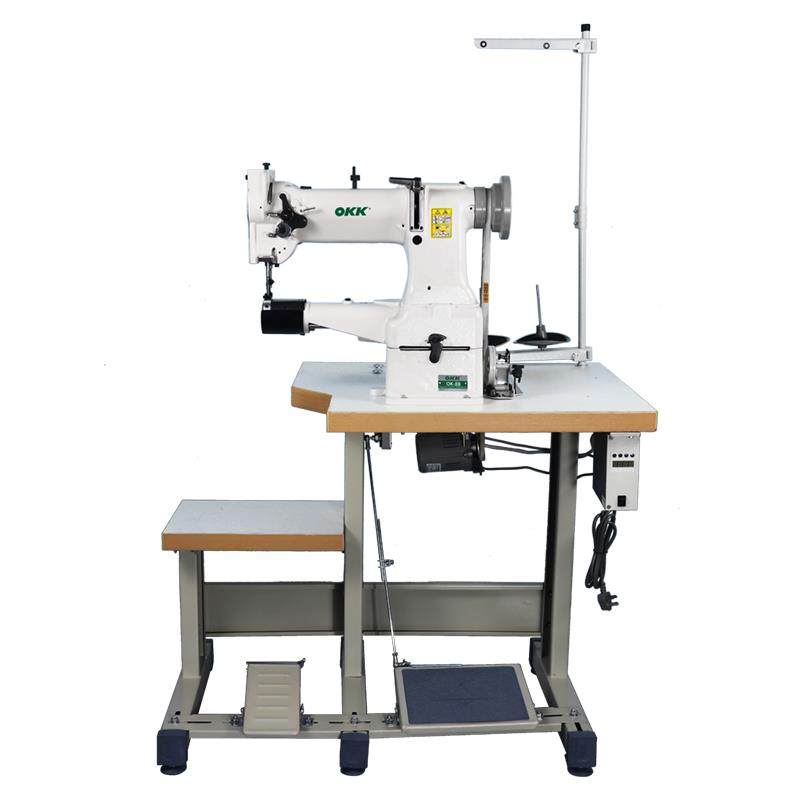 OKK8B大嘴筒型高头车同步高车缝纫机箱包皮革厚料床垫边围机脚垫 - 图3