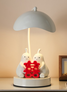 婚房卧室高级感摆件小众装饰品灯