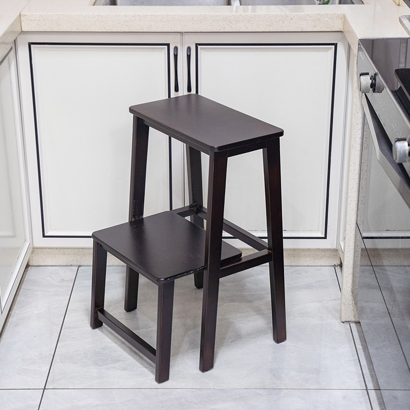 介璞现代家用稳步梯凳台阶加厚餐桌椅两用室内登高楼梯楠竹小梯子,淘宝优惠券,粉丝福利购,淘宝优惠卷