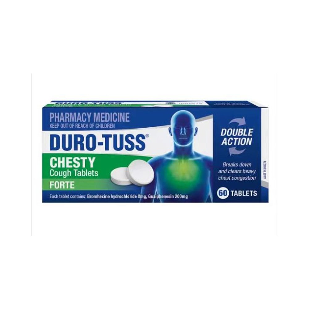 澳大利亚直邮澳洲Duro-Tuss双效无糖止咳化痰含片60片新款 - 图0