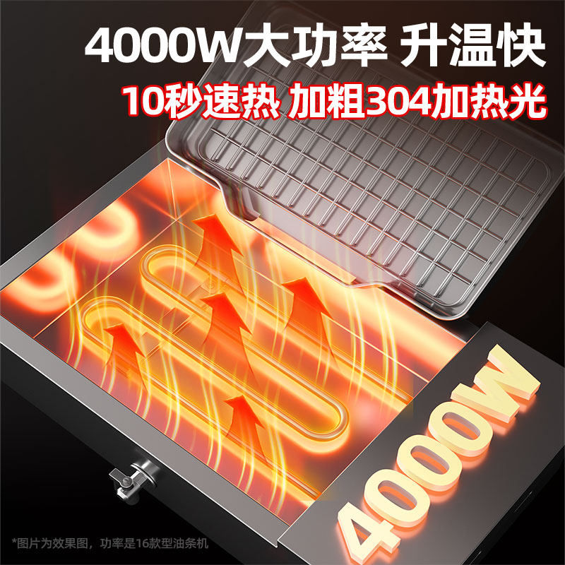 雅势油炸锅商用炸油条机商用大容量油炸炉摆摊油锅电炸锅炸鸡炸串,淘宝优惠券,粉丝福利购,淘宝优惠卷