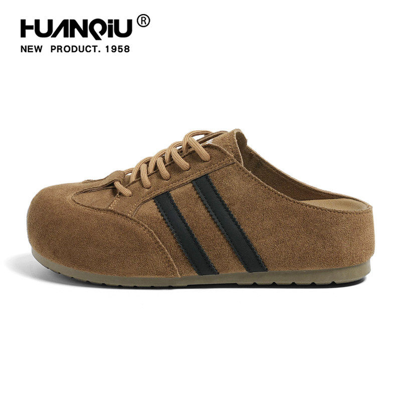 环球厚底内增高包头半拖鞋女外穿2026春季新款复古勃肯鞋德训女鞋,淘宝优惠券,粉丝福利购,淘宝优惠卷