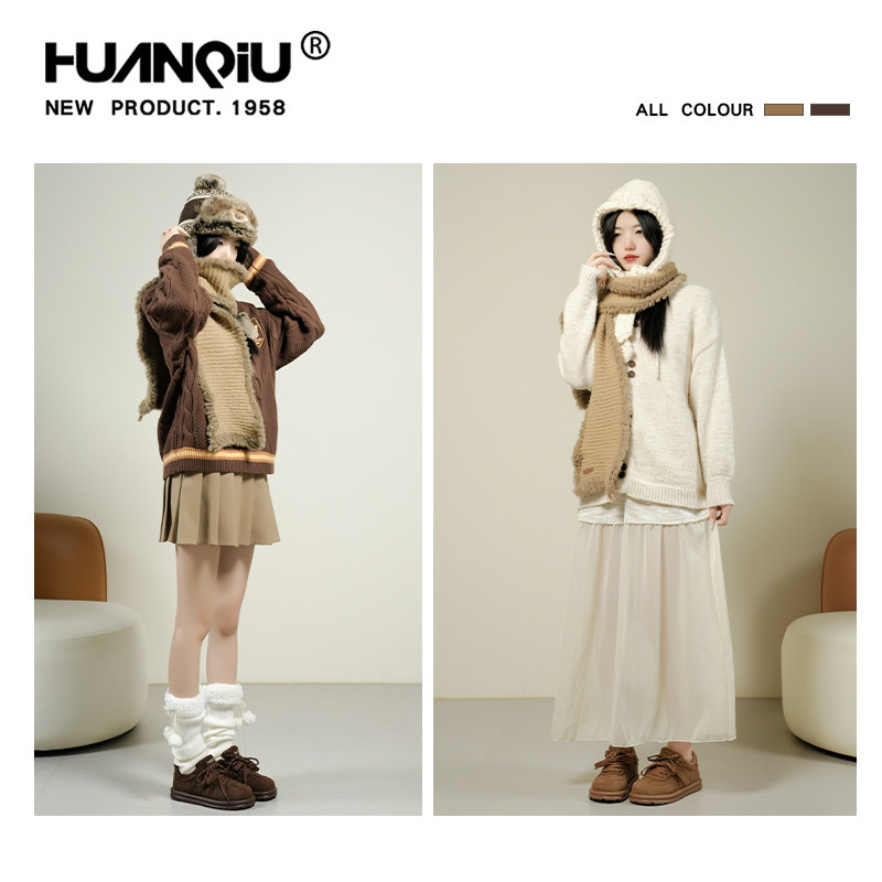 环球复古加绒德训鞋女款秋冬2025新款加厚保暖棉鞋厚底休闲鞋子女,淘宝优惠券,粉丝福利购,淘宝优惠卷