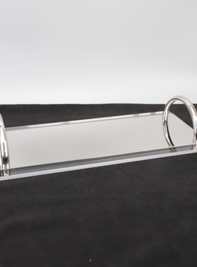 轻奢不锈钢托盘家居装饰摆件