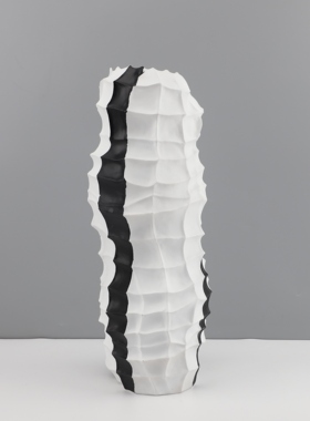 简约创意黑白花瓶摆件家居装饰品