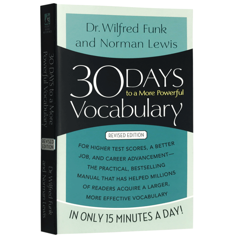 30天获取更强大的词汇量英文原版 30 Days to a More Powerful Vocabulary 英文版英语单词学习书 Word Power Made Easy单词的力量