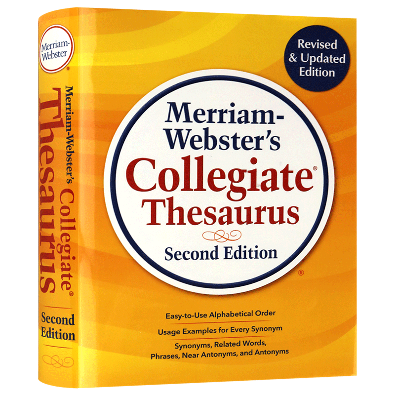韦氏大学英语同义词词典 英文原版 Merriam-Webster's Collegiate Thesaurus 英文版词典工具书 精装 进口原版英语书籍