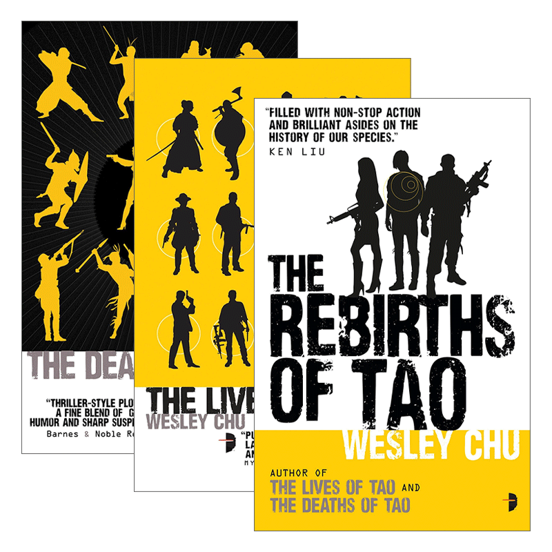 英文原版小说 The Lives of Tao 道的双面人生3册 Wesley Chu朱恒昱 约翰·W·坎贝尔新人作家奖 英文版 进口英语原版书籍