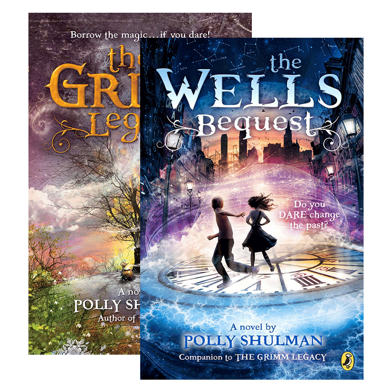 英文原版 The Grimm Legacy 格林兄弟不唱摇篮曲 2册 儿童科幻动作冒险小说 Polly Shulman 英文版 进口英语原版书籍