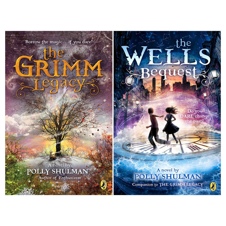 英文原版 The Grimm Legacy 格林兄弟不唱摇篮曲 2册 儿童科幻动作冒险小说 Polly Shulman 英文版 进口英语原版书籍