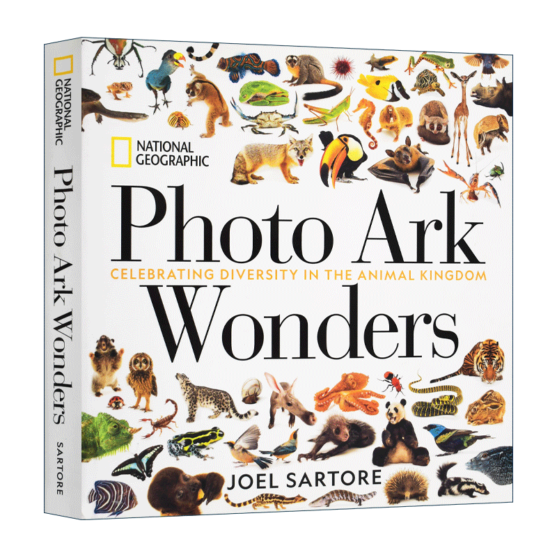 英文原版 National Geographic Photo Ark Wonders 国家地理拍摄方舟奇观 庆祝动物王国的多样性 英文版 进口英语原版书籍
