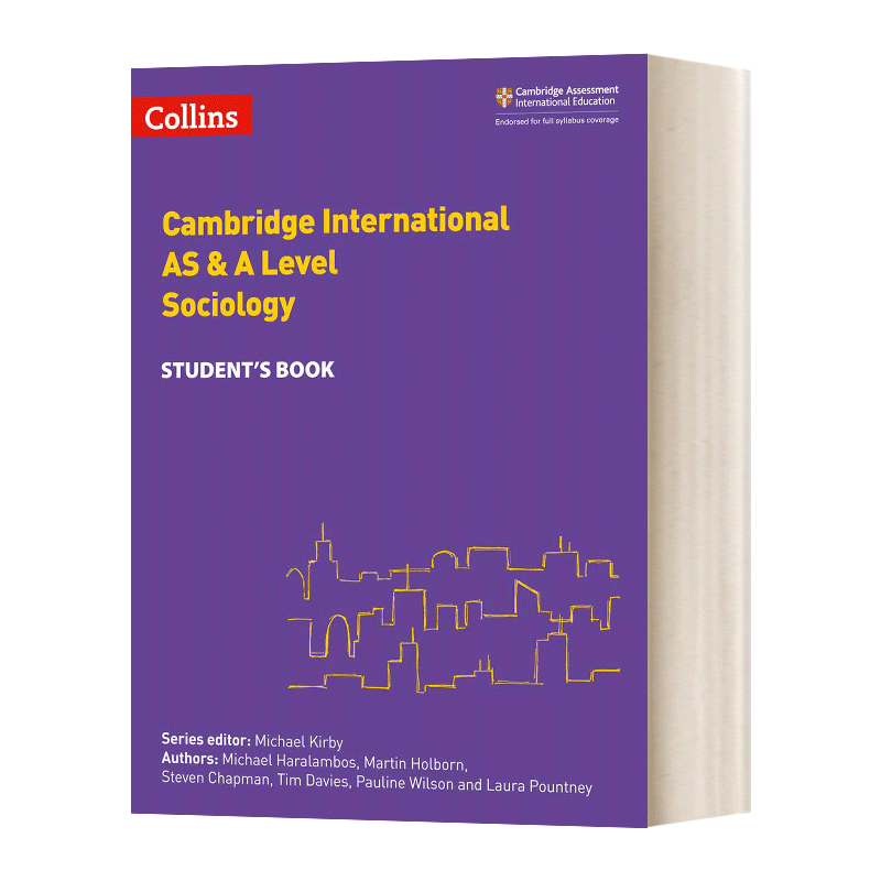 英文原版 Cambridge International AS & A Level Sociology 柯林斯剑桥国际AS & A Level考试社会学学生用书 英文版 进口英语书