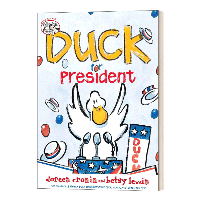 英文原版 Duck For President 鸭子当总统 精装 英文版 进口英语原版书籍