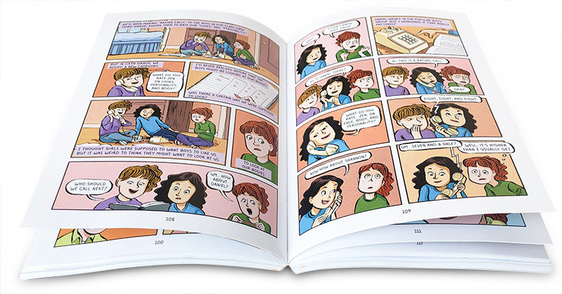 真正的朋友 友谊 英文原版 全彩漫画2本桥梁章节书 Real Best Friends 中小学生英语课外阅读书籍 学习校园社交技巧 Shannon Hale
