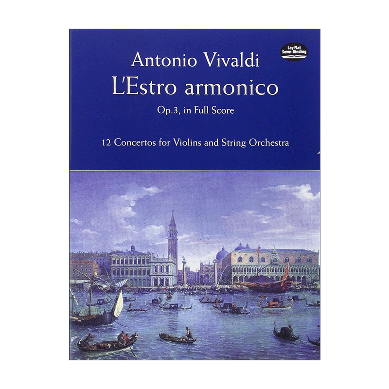 英文原版 L'Estro Armonico Op. 3 in Full Score 安东尼奥·维瓦尔第和谐的灵感Op. 3全谱 英文版 进口英语原版书籍