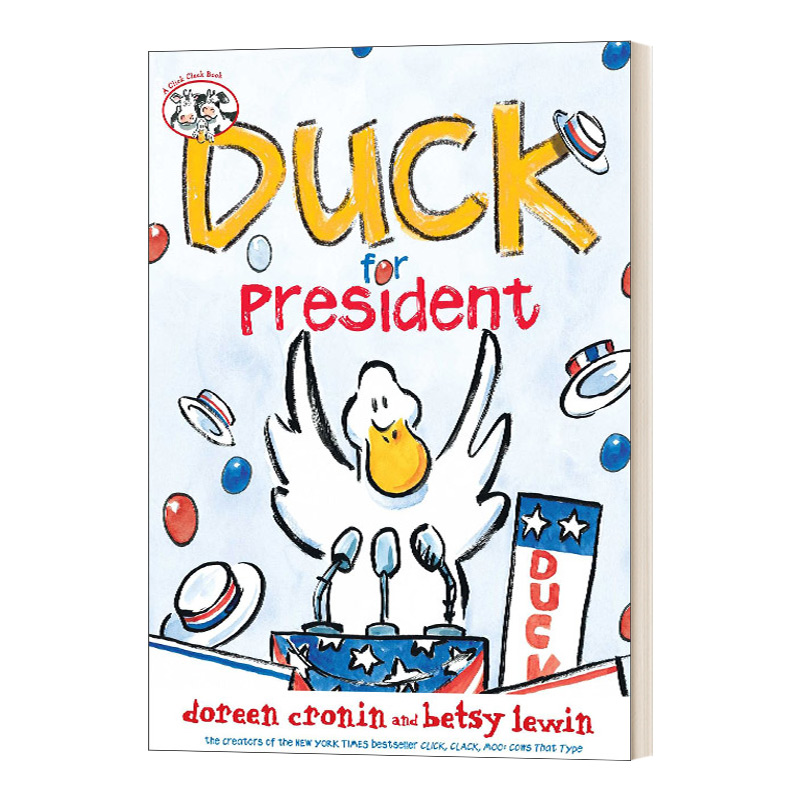 英文原版 Duck For President 鸭子当总统 精装 英文版 进口英语原版书籍