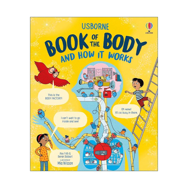 英文原版 Usborne Book of the Body and How it Works 身体之书及它是如何运行 尤斯伯恩儿童科普百科读物精装 进口英语原版书籍