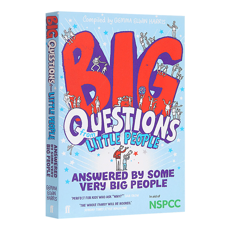 英文原版 Big Questions From Little People 孩子提问题 大师来回答1 儿童亲子共读趣味科普文学 英文版 进口英语原版书籍