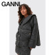 GANNI Women's Classic Baby Doll Collar Quilted Jacket F7630252