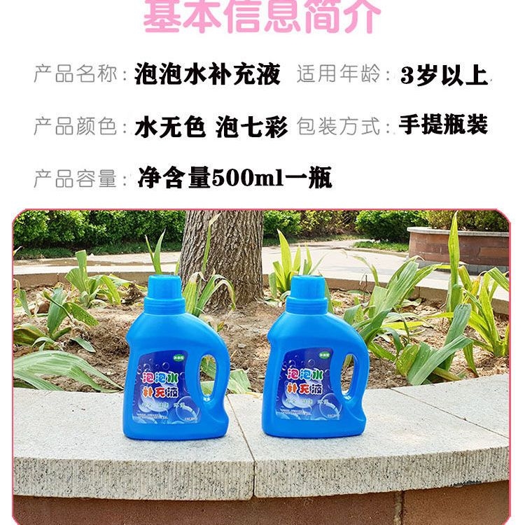 过年火爆玩具泡泡机浓缩液儿童水枪玩具喷水泡泡水相机补充液补充 - 图3