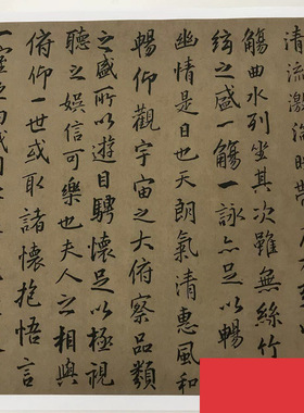 新品上市王铎临褚遂良摹本兰亭