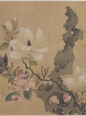 1:1明 陈洪绶 杂画图册八开小品斗方山水人物画高清微喷复制临摹
