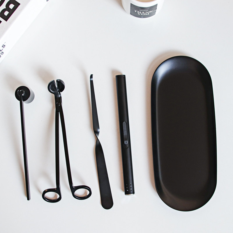 沐奕翰 diy香薰蜡烛灭烛罩蜡芯剪点火器蜡芯钩 蜡烛养护工具套装,淘宝优惠券,粉丝福利购,淘宝优惠卷