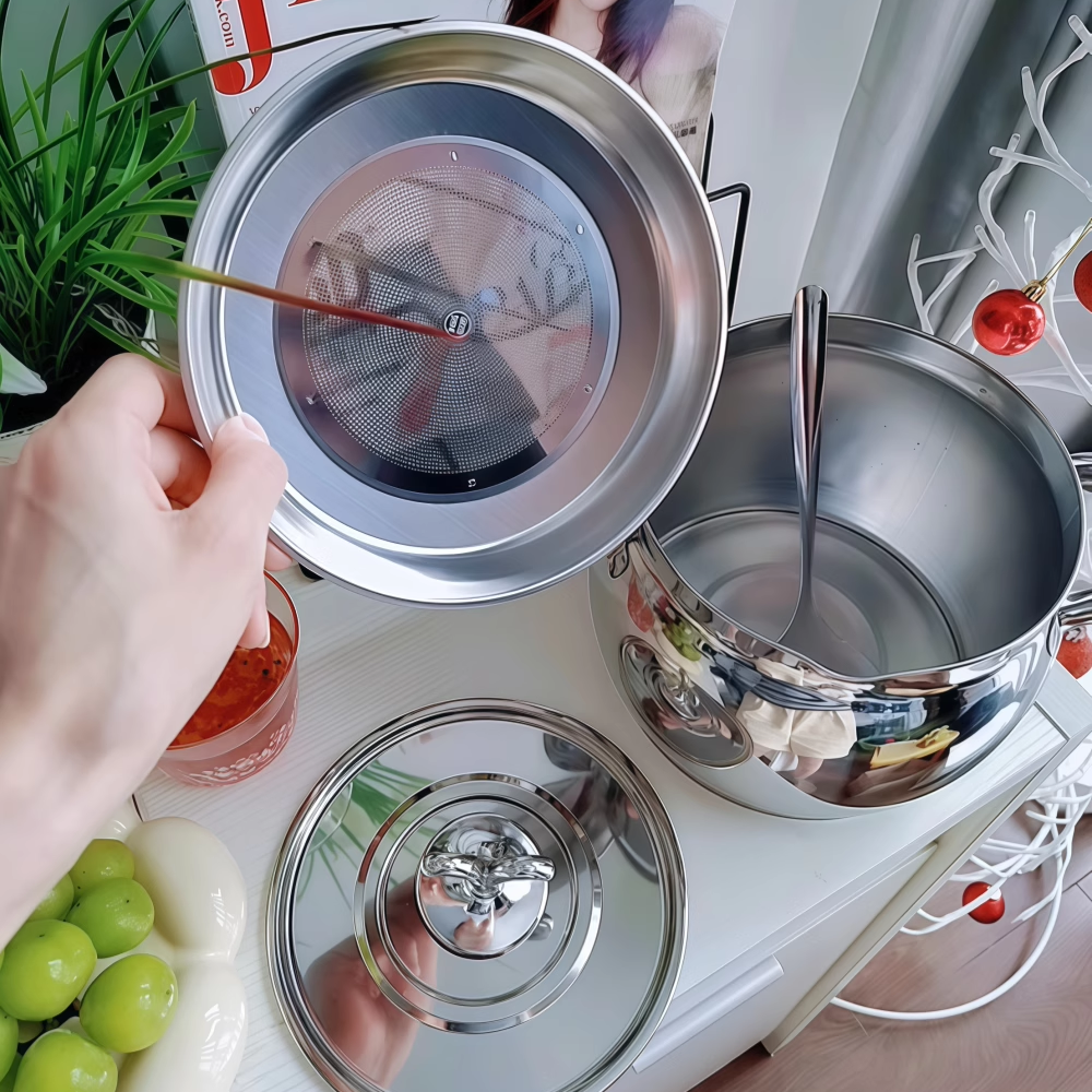 食品级不锈钢带滤网猪油罐双耳猪油锅带盖家用耐高温大容量猪油桶,淘宝优惠券,粉丝福利购,淘宝优惠卷