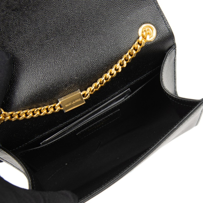 ysl女士黑色皮革斜挎包 TPOK海外女士包袋