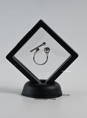 无聊了 随时敲敲加功德！木鱼戒指摸鱼神器 开口指环展示收纳礼物