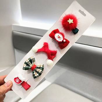 New Pet Christmas and New Year Hair Clip Dog Bow Clip Teddy Bichon Cute Festive Hair Clip Accessories