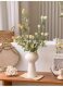 Plain ceramic vase ins wabi-sabi style