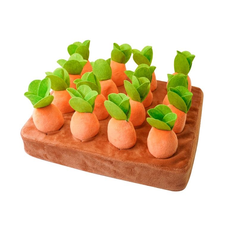 儿童拔萝卜玩具婴儿可啃咬益智6个月宝宝毛绒胡萝卜幼儿早教1-3岁,淘宝优惠券,粉丝福利购,淘宝优惠卷