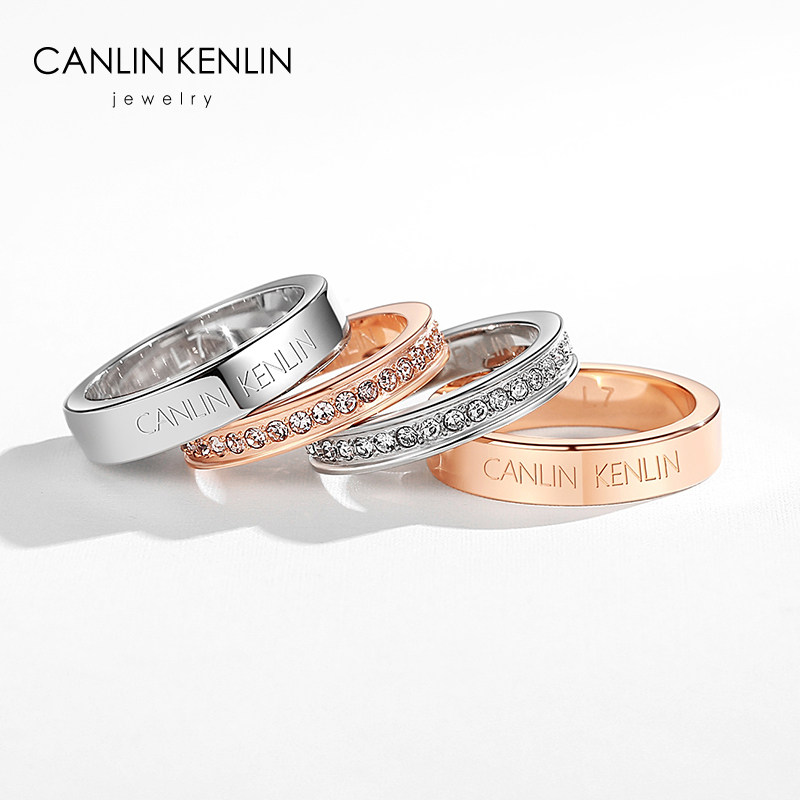 tck一对小ck满天星对戒情侣戒指 tck戒指/指环